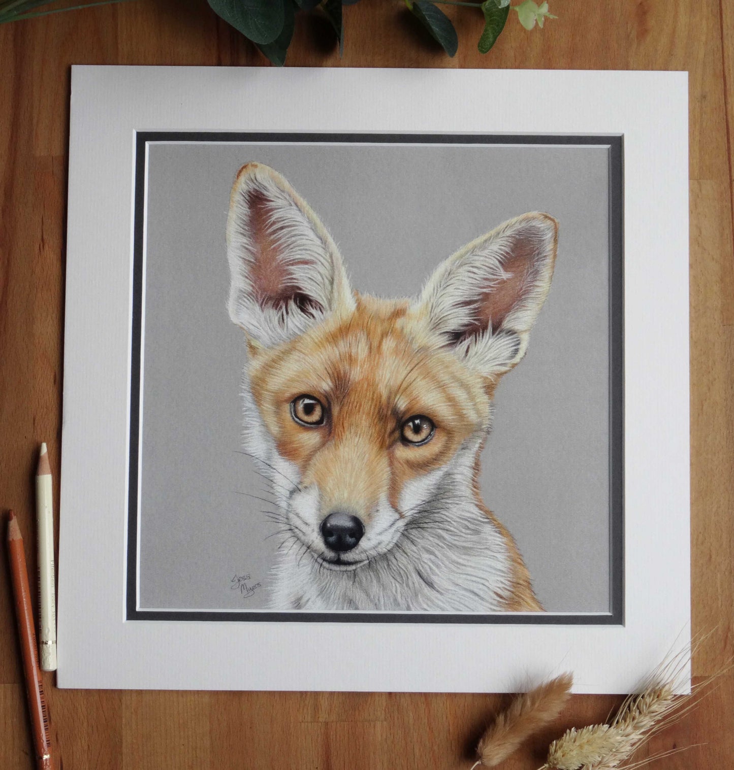 Large "Fox Cub" Giclée Print