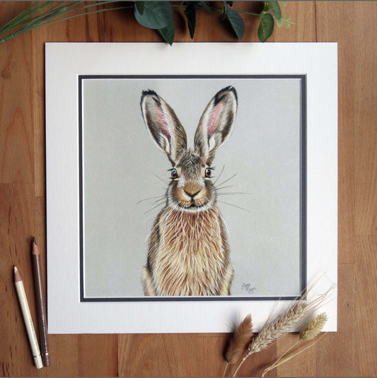 Large "Hare 2" Giclée Print