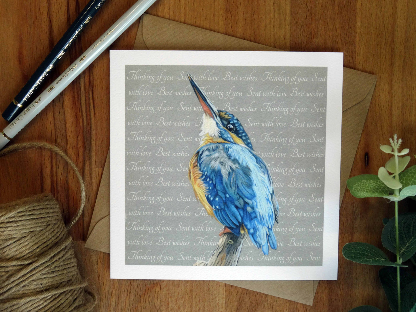 Kingfisher Card