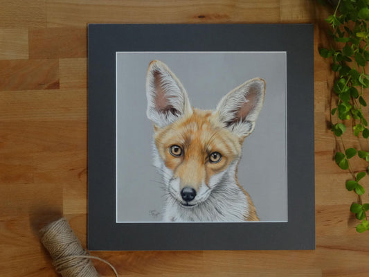 Large "Fox Cub" Giclée Print