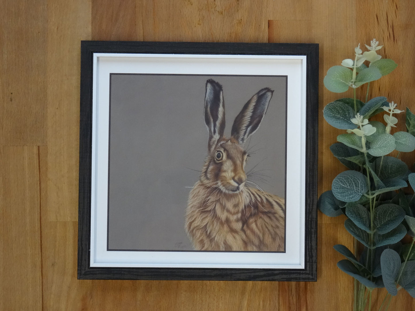 Small "Caught in Headlights" Hare Print