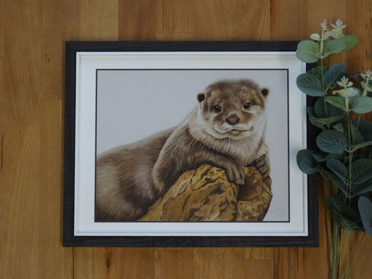 Small "The Watchman" Otter Print